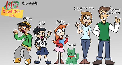 “LiLi’s Brand New Life”Character Line Up